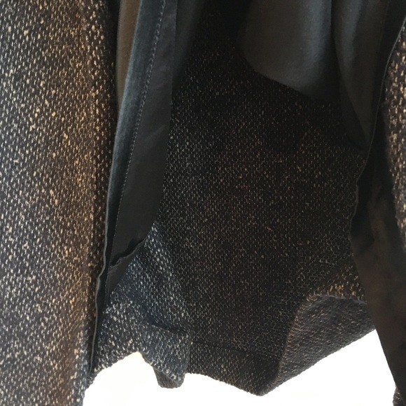 Cabi Blair Oversized Wool Jacket Pea Coat Tweed Navy Pockets #689 Fall Small - Picture 12 of 16